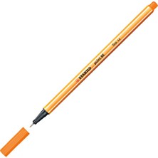  stabilo 88/54 ınce uçlu keçeli kalem 88 point 0.4 mm turuncu (10 lu kutu)
