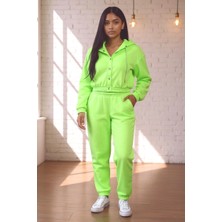 Black Steel Neon Renkli Bayan Eşofman TAKIM-2025-3066