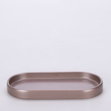 Selim Tiny Oval Tepsi Taupe
