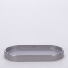 Selim Tiny Oval Tepsi Gri
