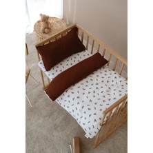 Tuğba Kuğu Tek Kişilik Müslin Nevresim Takımı - 150X200 cm - Tiny Tracks