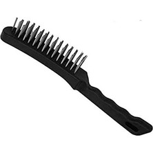 TeknoKapsül W 2772 Tel Fırça, Plastik Saplı, Siyah, Gri