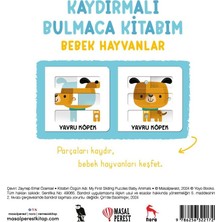 TeknoKapsül Kaydırmalı Bulmaca Kitabım - Bebek Hayvanlar
