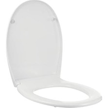 TeknoKapsül S10 Klozet Kapağı 84-003-009, Yavaş Kapanır, Duroplast, Sandviç Tip, Metal Menteşeli, Beyaz