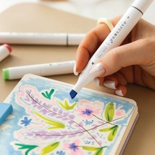 TeknoKapsül 48’li Çift Uçlu Alkol Bazlı Marker Kalem Seti – Brush + Chisel