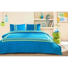 Özdilek Pike Takımı Ranforce Çift Kişilik Mavi Neon Frame (E)