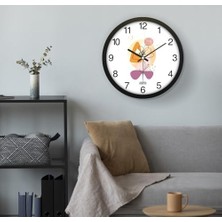 TeknoKapsül 30 cm Gerçek Cam Sessiz Mekanizma Duvar Saati