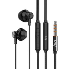 TeknoKapsül Juo 3.5mm Girişli Mikrofonlu Kablolu Kulak Içi Kulaklık Metal