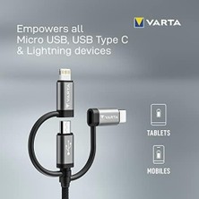 TeknoKapsül Kablo 3ın1 USB A -Lıght/m-Usb/t. C