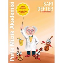 TeknoKapsül Porte Müzik Akademisi Sarı Defter (1-4 Sınıflar Için) (Kapak Değişebilir)