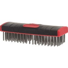 TeknoKapsül Red Devil 4166 17 cm Yumuşak Tutuşlu Paslanmaz Çelik Fırça