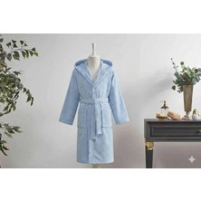 Özdilek Brıght Mavi Çocuk Bornoz (1-2)