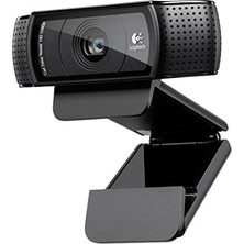 TeknoKapsül C920 Hd Pro Web Kamerası, Full-Hd 1080P, 78° Görüş Alanı, Otomatik Odaklama, Net Stereo Ses, Pozlama Düzeltme, USB Bağlantısı, Skype, Facetime, Hangouts, Vb. Için, Pc/mac/chromeos/ Için, Siyah