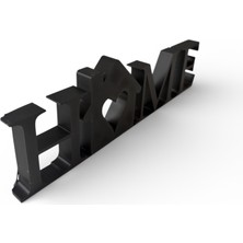 Major Hobi 3D Baskı Home Dekoratif Yazı Biblo Siyah Modern Ev Dekoru 7,5X25 cm