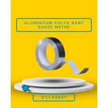 Dalpak Ambalaj Alüminyum Folyo Bant 50 x 25 Metre 2'li