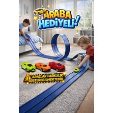 M&H Esnek Yarış Pisti 4.5 Metre Flex Track | Araba Hediyeli