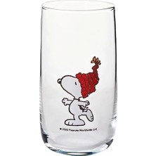 TeknoKapsül Can Dükkan Cam Bardak (365 Cc) - Snoopy Dans