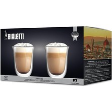 TeknoKapsül - Firenze Çift Duvarlı Cam Bardak 300ML 2'li Set