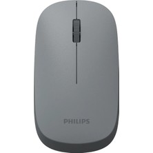 Philips SPK7438 Kablosuz Bluetooth 1600DPI 4 Tuşlu Optik Sessiz Mouse Gri