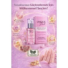 Unique Pink Hızlı Uzamaya Yardımcı Keratin-Biotin-Vitamin E Özlü Güçlendirici Tırnak Bakım Yağı 30ml