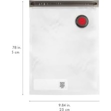 TeknoKapsül Fresh & Save Bowls Vakumlu Saklama Kabı Başlangıç Seti Paslanmaz, Çelik, M/l, 9 Parça