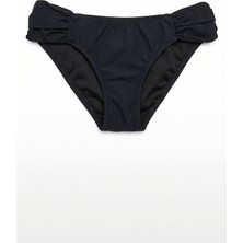 Zi Siyah Kalın Kenarlı Dar Kalıp Bikini Altı