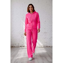 Black Steel Neon Renkli Fermuarlı Bayan Eşofman Takımı