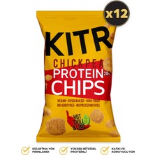 KITR 12'li Acı Biber ve Lime Çeşnili Yüksek Proteinli Nohut Cipsi 12X50G