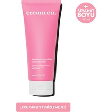 Cream Co. Leke Karşıtı Nemlendirici Yüz Temizleme Jeli Hyalüronik Asit 100 ML Tüm Cilt Tipleri İçin Arındırıcı