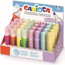 TeknoKapsül Pastel+Fosforlu Işaretleme Kalemi 32Lİ Stand 8 Renk