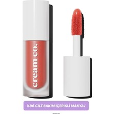 Cream Co. Allık Ruj Göz Farı Glow Tint Warm Peach | Nemlendirici Makyaj | 503 Şeftali | Hyaluronik Asit Peptit