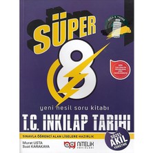 TeknoKapsül Nitelik Yayınları Süper 8. Sınıf T.c Inkılap Tarihi Yeni Nesil Soru Kitabı