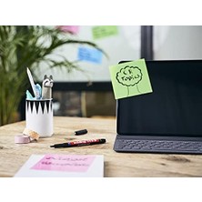 TeknoKapsül 143 B Permanent Kalem - Asetat Kalemi - Kırmızı - 1 Kalem - Kesik Uç 1-3 mm