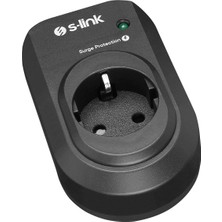 S-Link Sl-06 16A 3500W 450 Joule Akım Korumalı Tekli Priz