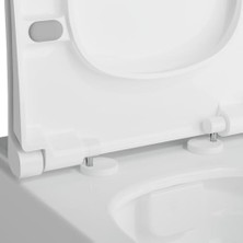 TeknoKapsül Integra Klozet Kapağı 121-003-909, Yavaş Kapanır, Kolay Sök-Tak, Etekli Tip, Beyaz, 2 Yıl Garantili