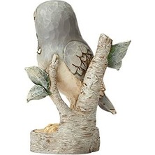 TeknoKapsül Ast Üzerinde Orman Bayrağı, Taş Reçine, Gri, 11,4 cm