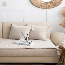 Dnc Home Tekstil Keten Evcil Hayvan Dostu Koltuk Pedi/koltuk Şiltesi, Yıkanabilir Ölçü Seçenekli