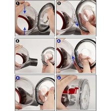 TeknoKapsül Marketto ile Uyumlu V10 V11 V15 SV12 SV14 SV15 SV22 Uyumlu Toz Hazne Kapağı