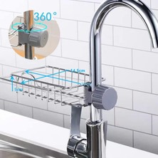 TeknoKapsül Shozon Sünger Tutucu Paslanmaz Çelik Mutfak Lavabo Organizatörü Saklama Rafı Sabun Süngerleri Bulaşık Süngeri Için Tahliye Rafı (7.48 Inç)