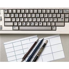 TeknoKapsül 2204 Çok Amaçlı Etiketler, 420 Adet, 13 x 40 Mm, Yaprak Başına 28, Kendinden Yapışkanlı, Etiketlemek Için Ev Etiketleri, Mat, Çıkartma, Beyaz
