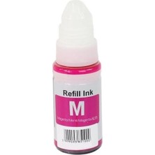 TeknoKapsül Canon ile Uyumlu GI-490M,GI-590M Kırmızı Mürekkep 70ML./SISE