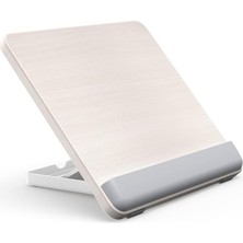 TeknoKapsül Taşınabilir Dizüstü Bilgisayar Standı Bilek Koruma Pedli Aayarlanabilir Yükseklik Kaymaz Padli Dizüstü Bilgisayar Standı/tablet/kitap ve Çizim Tabletleri ile Uyumludur