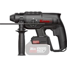 TeknoKapsül KUC60.91 20VOLT 2.0j Kömürsüz Profesyonel Sds-Plus Pnömatik Kırıcı/delici (Akü Dahil Değildir)