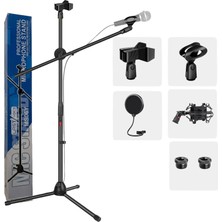 Lastvoice Ms06PAK Mikrofon Standı Shock Mount Pop Filter Set