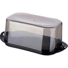 TeknoKapsül Plastik Içiçe Geçmeli 3'lü Kahvaltılık Seti Siyah