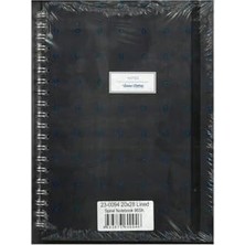 TeknoKapsül 0094 Notes 20X28CM Spiralli Sert Kapak 90GR. 96YP. Çizgili Defter