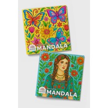 Art Terapi Mandala Yayınları Yetişkinler Için Mandala Boyama Set 2'li