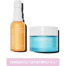 Cream Co. Yenileyici Leke & Akne Karşıtı Pürüzsüzleştirici Yatıştırıcı Onarıcı Nemlendirici Ikili