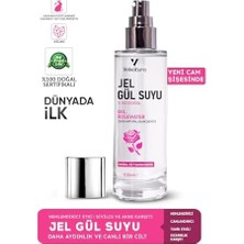 TeknoKapsül Jel Gül SUYU%100 Doğal Gül Suyu Nemlendirici ve Yumuşatıcı Saf Gülsuyu Arındırıcı