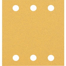 TeknoKapsül Professional 10X Expert C470 Zımpara Kağıtları 6 Delikli (Boyalı Ahşap, Sert Ahşap, 115X107 Mm, Kum Kalınlığı 80, Aksesuar Titreşimli Zımpara Makinesi)